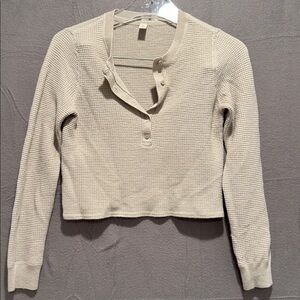 Roark Beige Crop Top